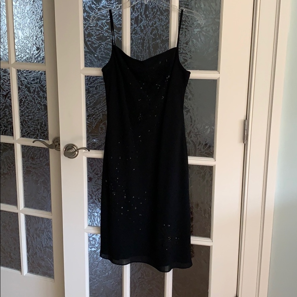 Black cocktail dress